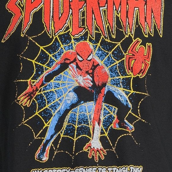 Spider-Man Men's Web Walk Graphic Tee with Short Sleeves, Size S-3XL - Picture 4 of 5